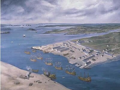 Port de Lorient en 1690